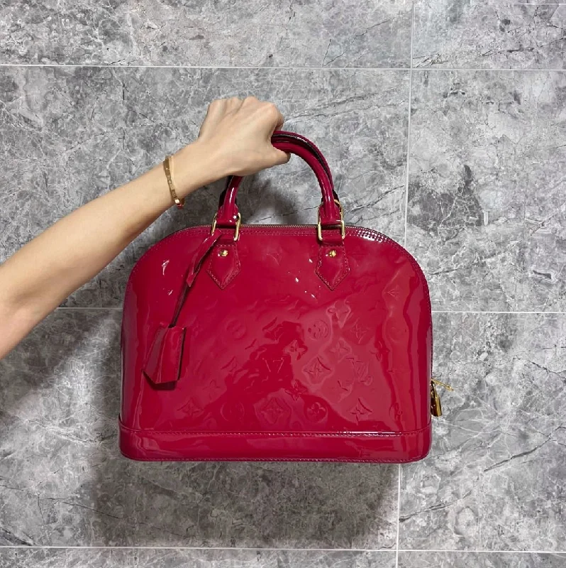 LV Alma PM Vernis Cherry GHW