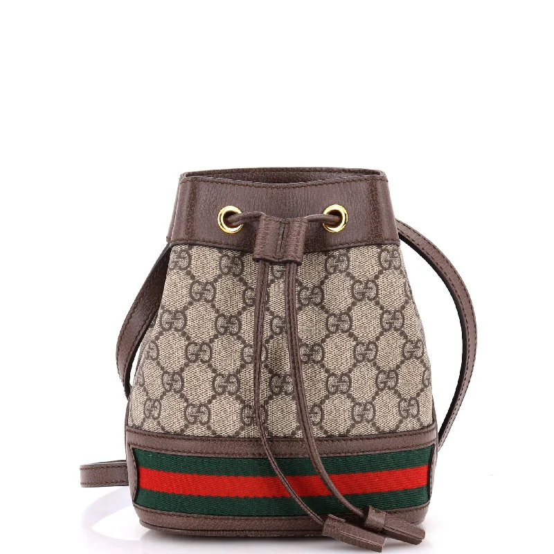 Ophidia Bucket Bag GG Coated Canvas Mini