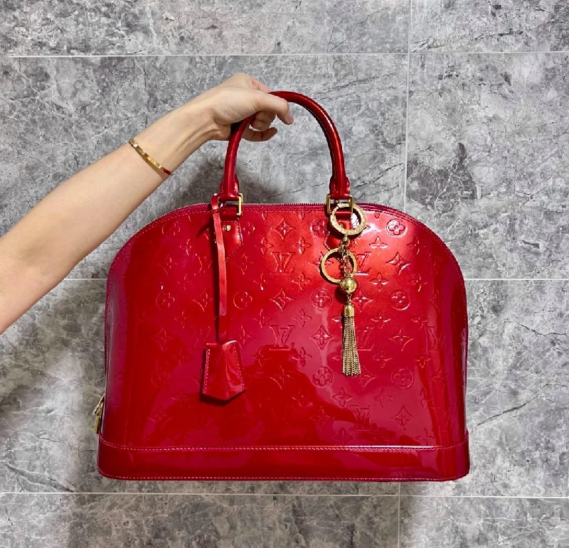 LV Alma Vernis GM Red