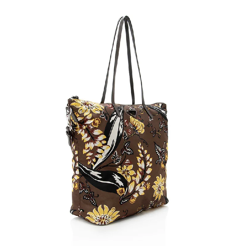 Prada Floral Tessuto Tote 17540