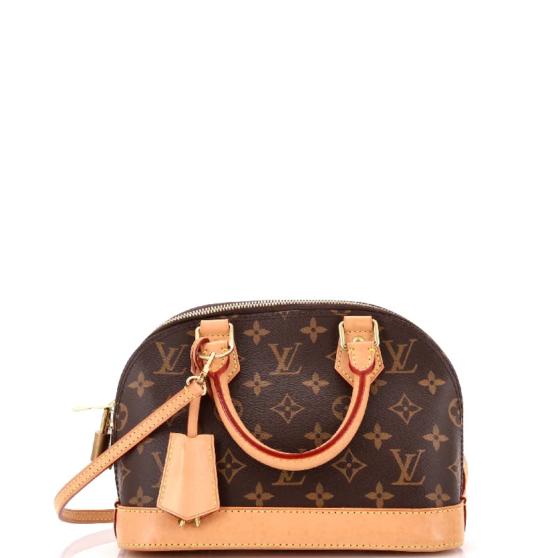 Alma Handbag Monogram Canvas BB