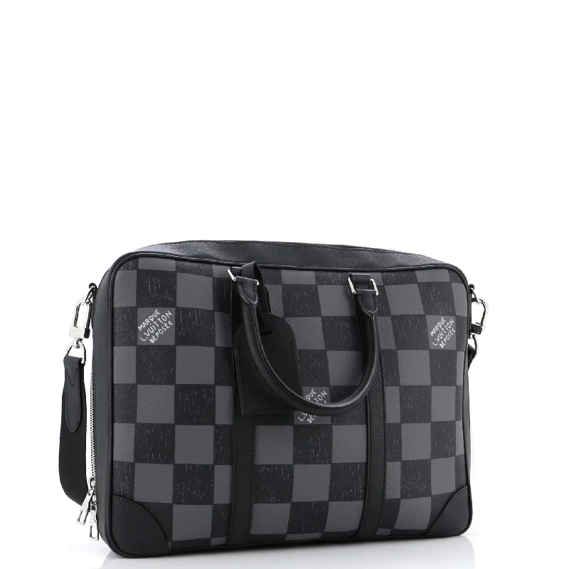 Sirius Briefcase Limited Edition Marque Deposee Damier Giant