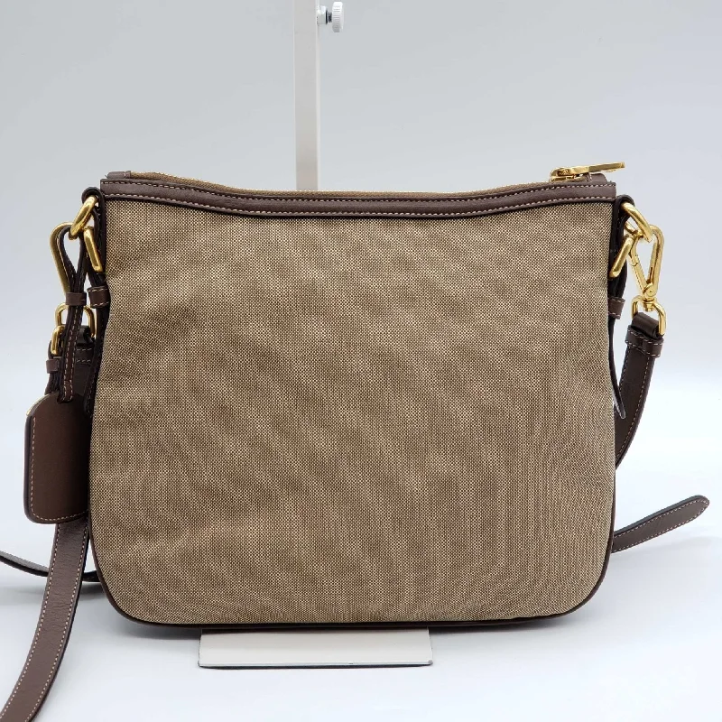 Prada Canvas and Leather Crossbody Bag