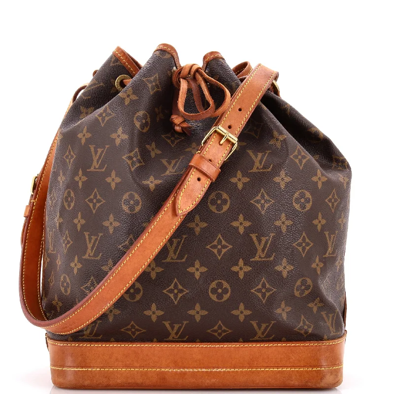 Noe Handbag Monogram Canvas Large