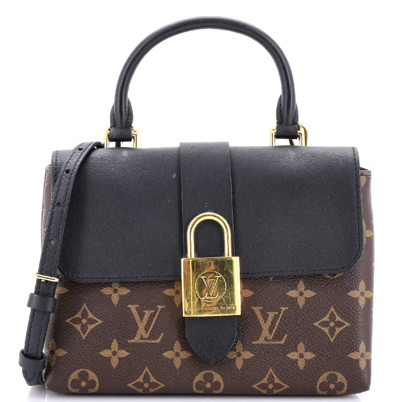 Locky Handbag Monogram Canvas with Leather BB