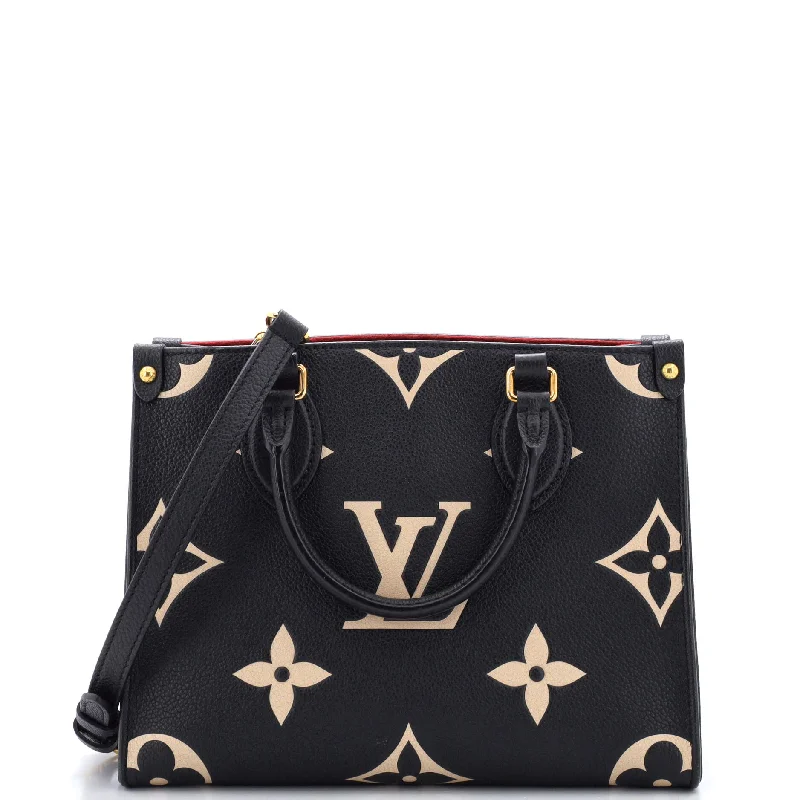 OnTheGo Tote Bicolor Monogram Empreinte Giant PM