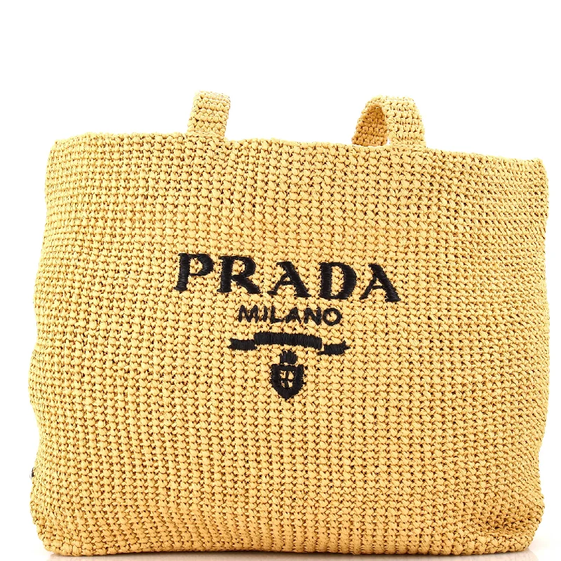 Logo Tote Raffia XL