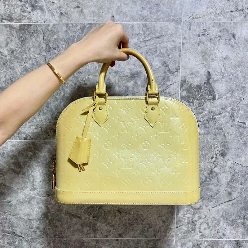 LV Alma PM Vernis GHW Yellow