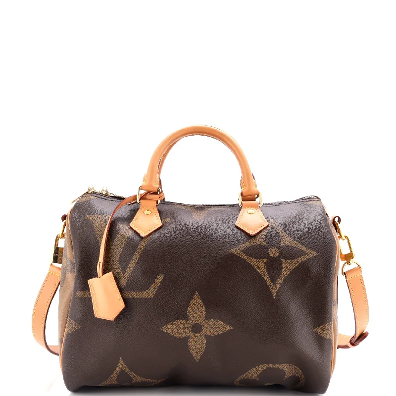 Speedy Bandouliere Bag Reverse Monogram Giant 30