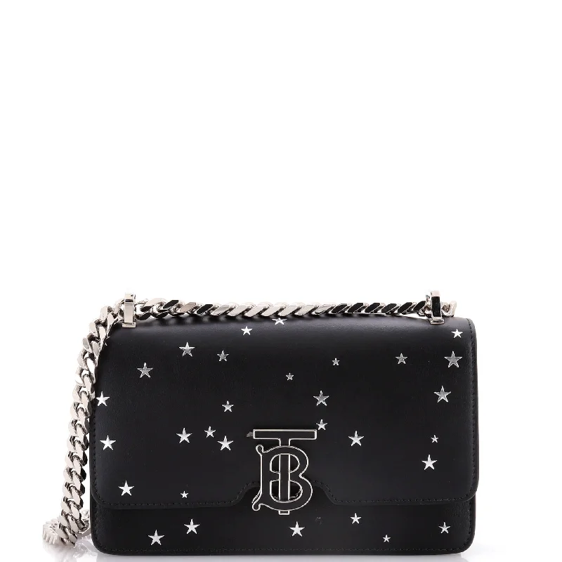 TB Flap Chain Bag Printed Leather Mini