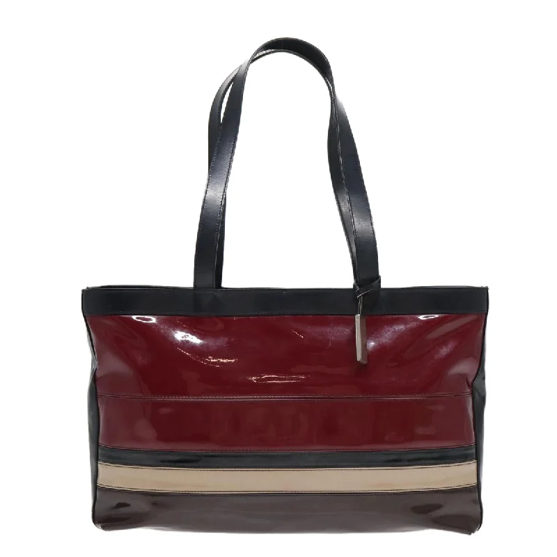 BURBERRY Tote Bag Enamel Red  bs16116