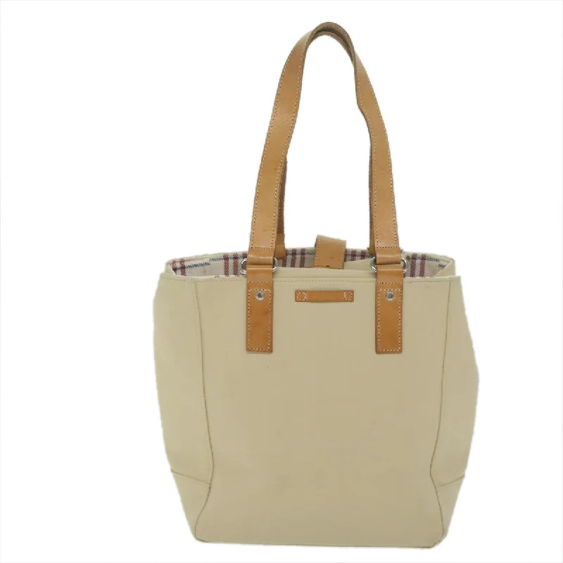 BURBERRY Tote Bag Canvas Beige  ti1379