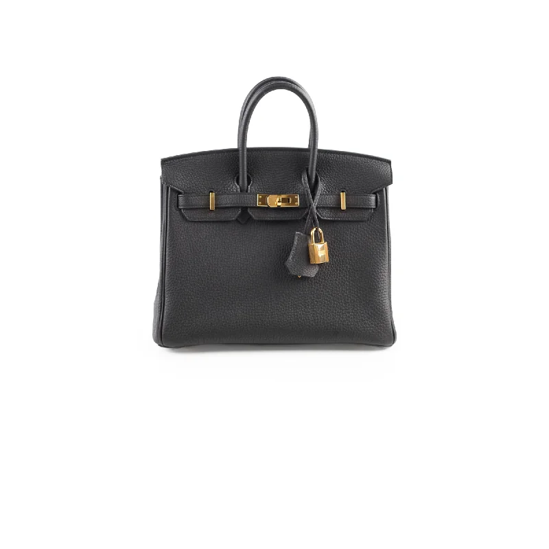 Hermes Birkin 25 Togo Noir D Stamp 2019