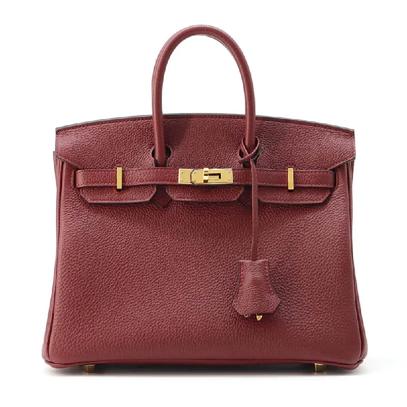 HERMES Birkin Rouge H Togo Leather Size 25