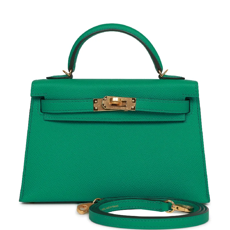 Hermes Kelly Sellier 20 Vert Jade Epsom Gold Hardware Payment 4