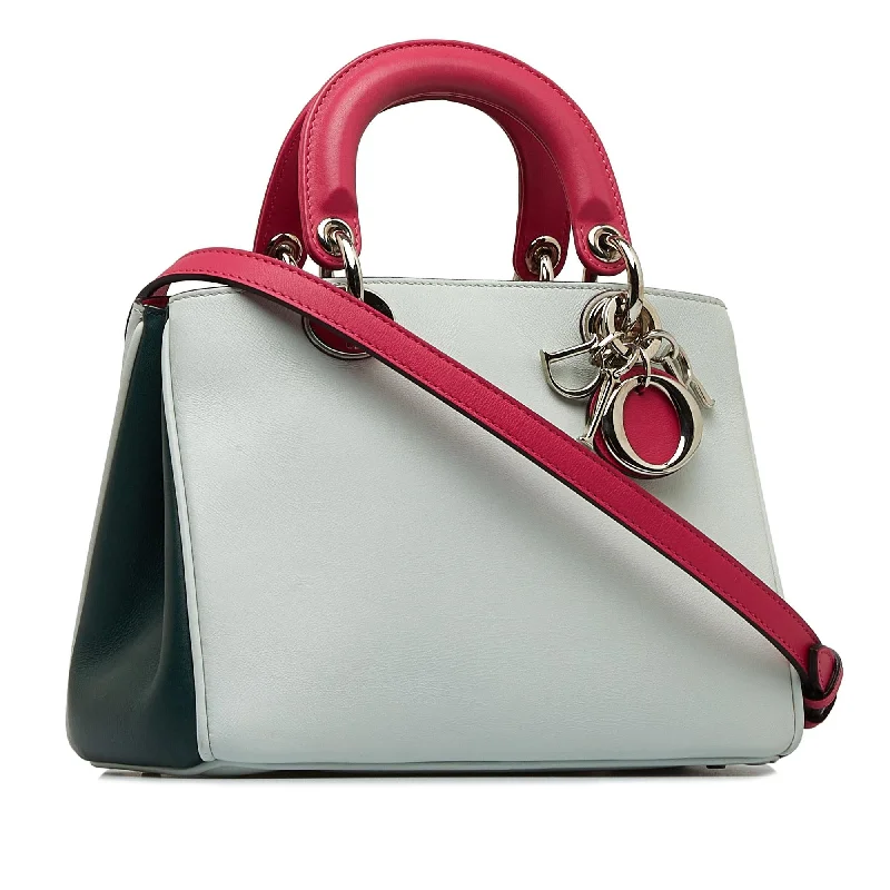 Trendsetting Christian Dior crossbody bags with a colorful strapDior Mini Diorissimo Tricolor Satchel (iouJ75)