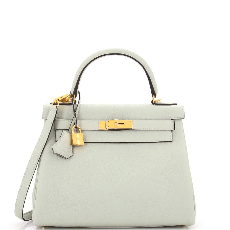 Kelly Handbag Grey Togo with Gold Hardware 28