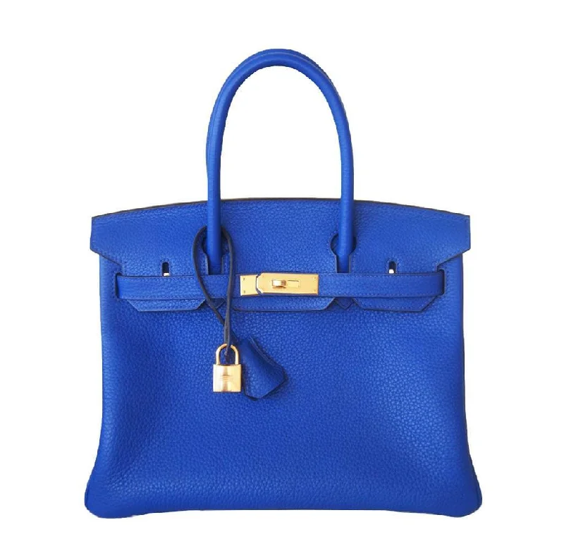 Hermès Birkin 30 Blue Electric Candy Bag GHW