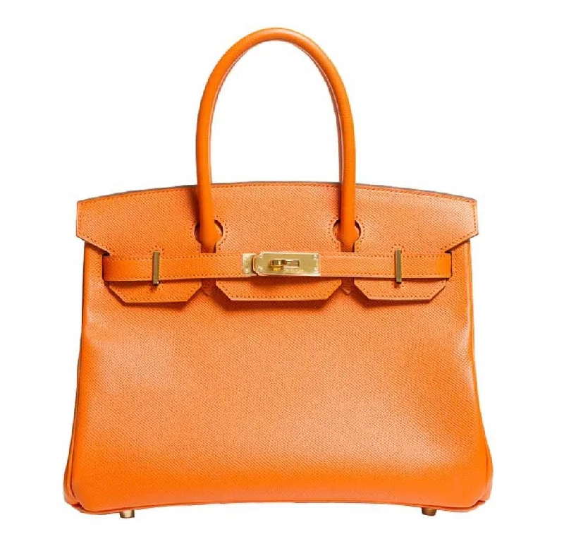 Hermès Birkin 30 Bag Orange GHW