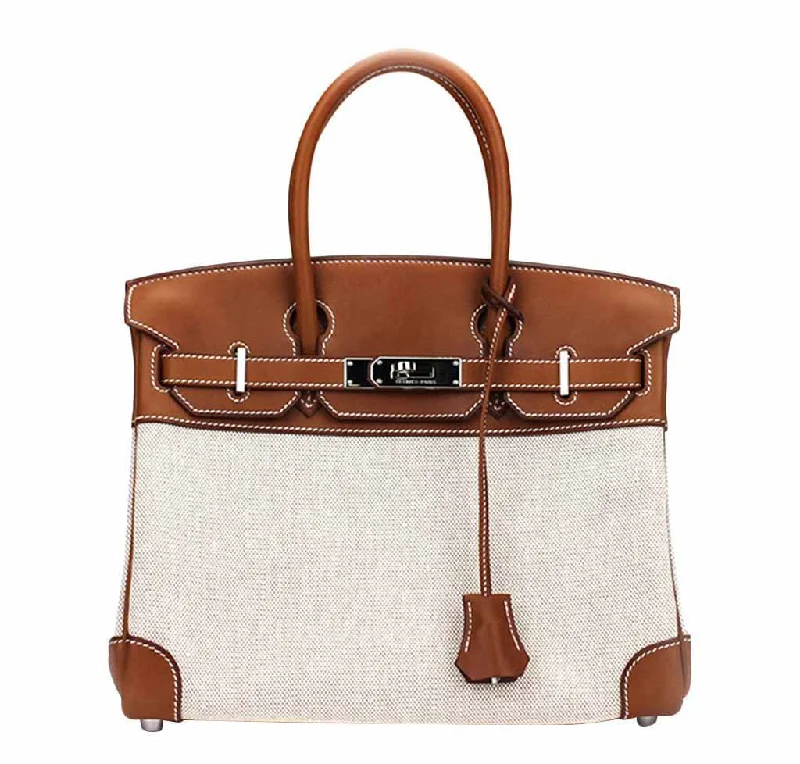 Hermès Birkin 30 Bag Toile Natural