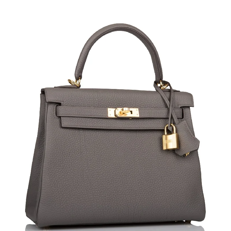 Hermes Kelly Retourne 25 Etain Togo Gold Hardware - Deposit 2 for Zl