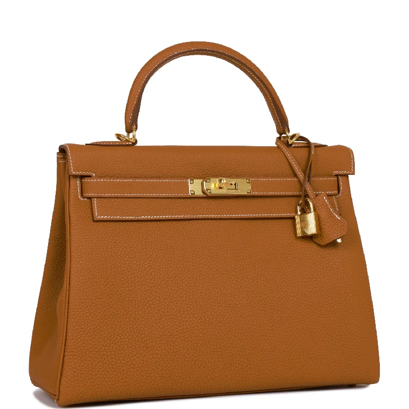 Hermes Kelly Retourne 32 Gold Togo Gold Hardware