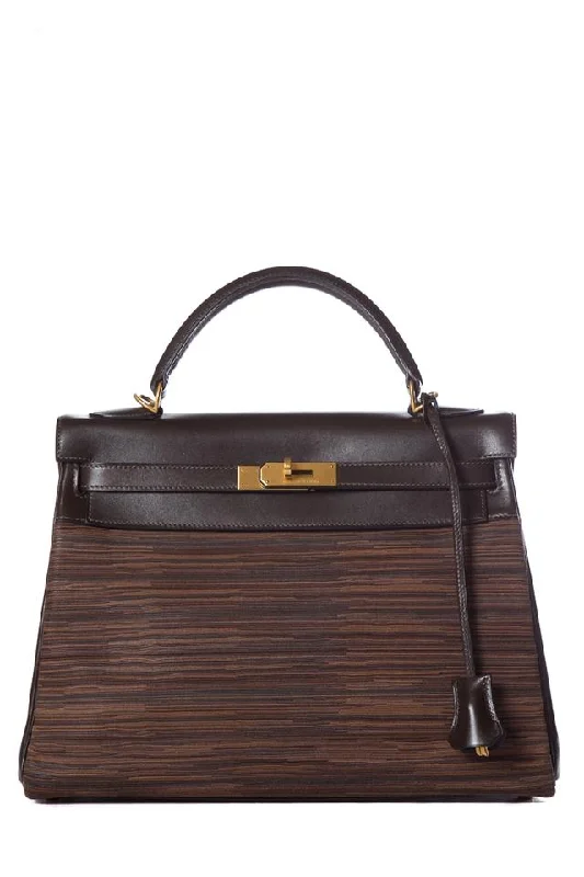 Hermès Kelly Vibrato 28 Cm Brown Tote