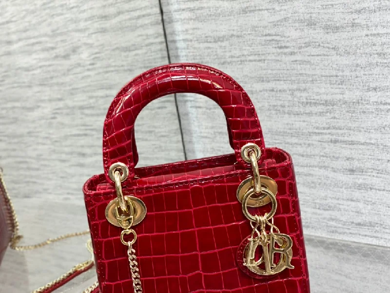 Luxury Christian Dior crossbody bags with a chain - link strapWF - Dior Bag - 600